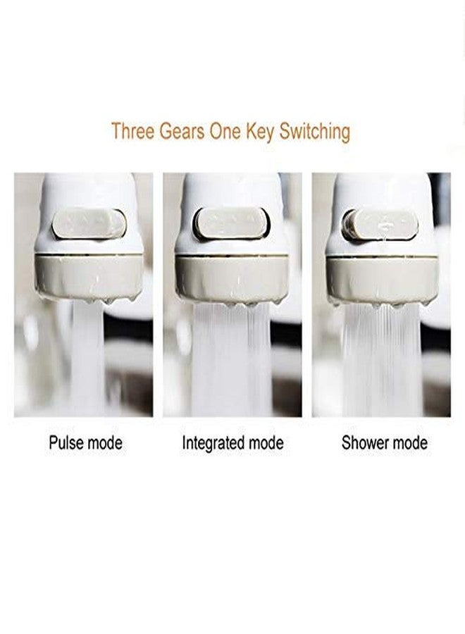 Seven Moon ABS and Stainless Steel 360 Degree Rotary Water Saving Hose Diffuser Filter Bathroom Aerator Kitchen Faucet Shower Head (Standard, Multicolour) - Image 5